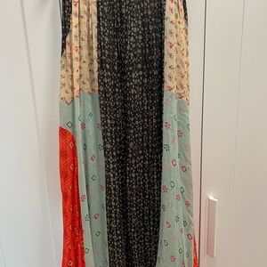 Anthropologie Verb Pleated maxi skirt